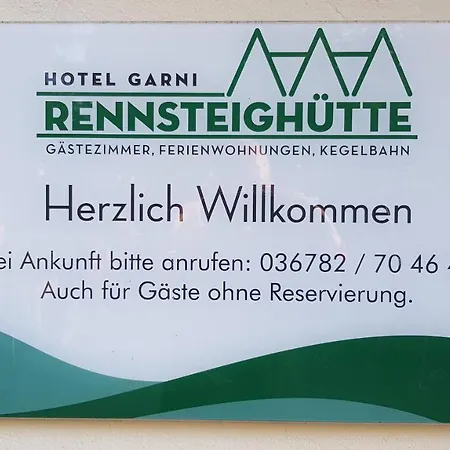 Hotel-pension Rennsteighutte 招待所 弗劳恩瓦尔德