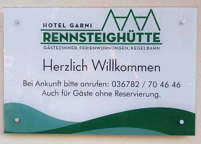 Hotel-pension Rennsteighutte 招待所 弗劳恩瓦尔德